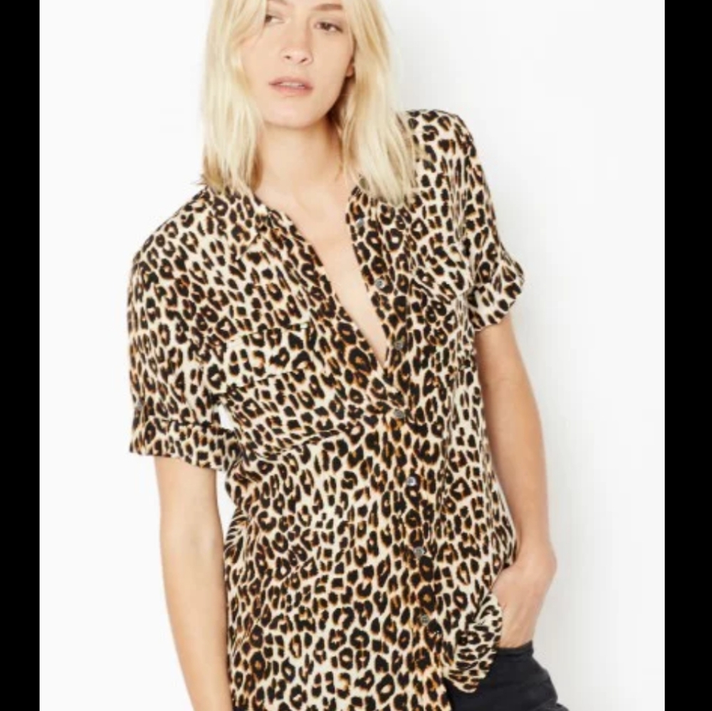 Equipment 100% silk blouse size xsmall